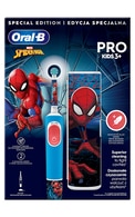 ORAL-B Vitality PRO Spiderman bērnu elektriskā zobu birste ar futlāri