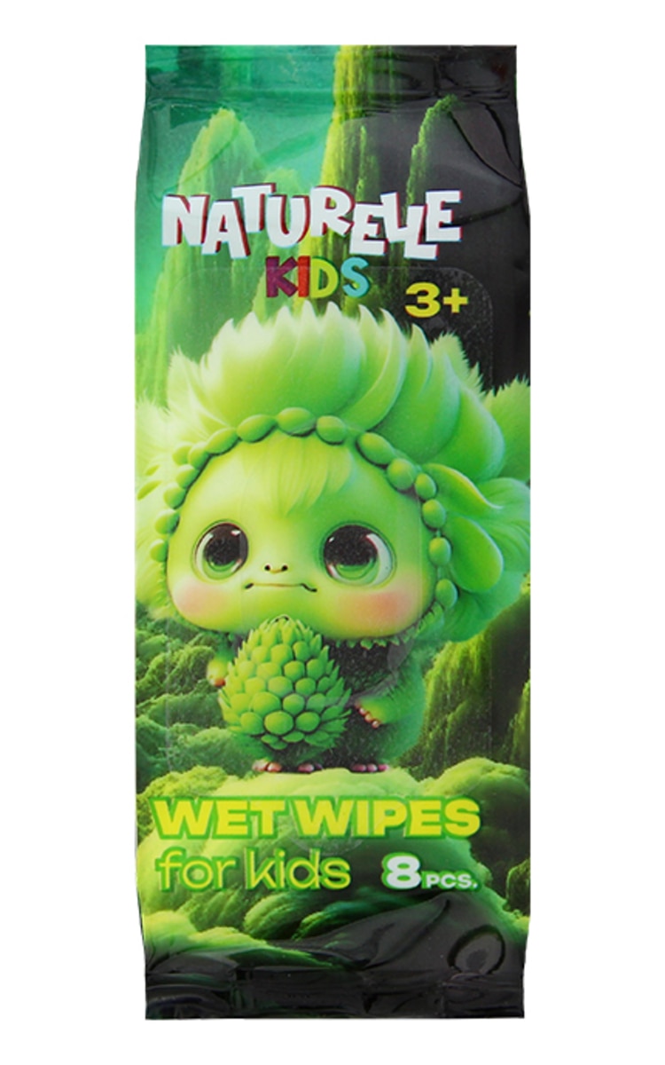 NATURELLE NATURELLE KIDS влажные салфетки (упаковки с разным дизайном), 8шт.