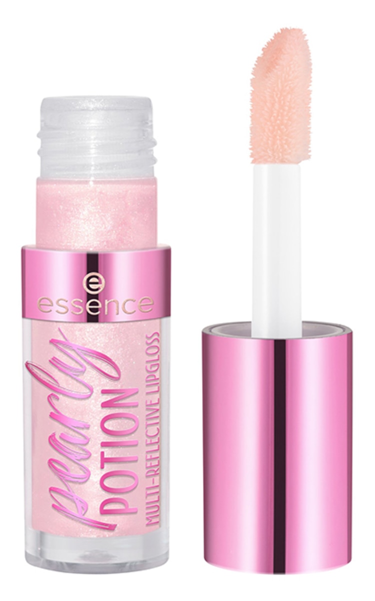 ESSENCE ESSENCE Pearly Potion lūpu spīdums, 01 Golden Peach, 2.5ml Golden Peach
