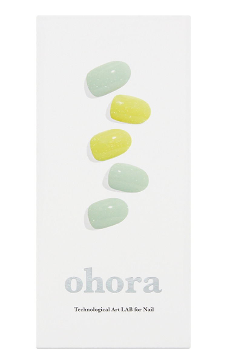 OHORA OHORA Semi Cured Gel Nail Strips (N Sparkling) набор гелевых наклеек для маникюра, 30 наклеек