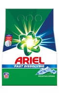 ARIEL Fast Dissolving Mountain Spring veļas pulveris, 1100g