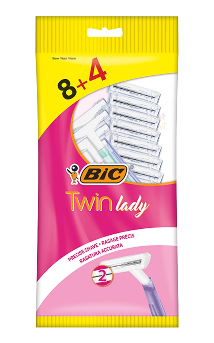 BIC BIC Twin Lady женские одноразовые бритвы, 12шт. 12 шт