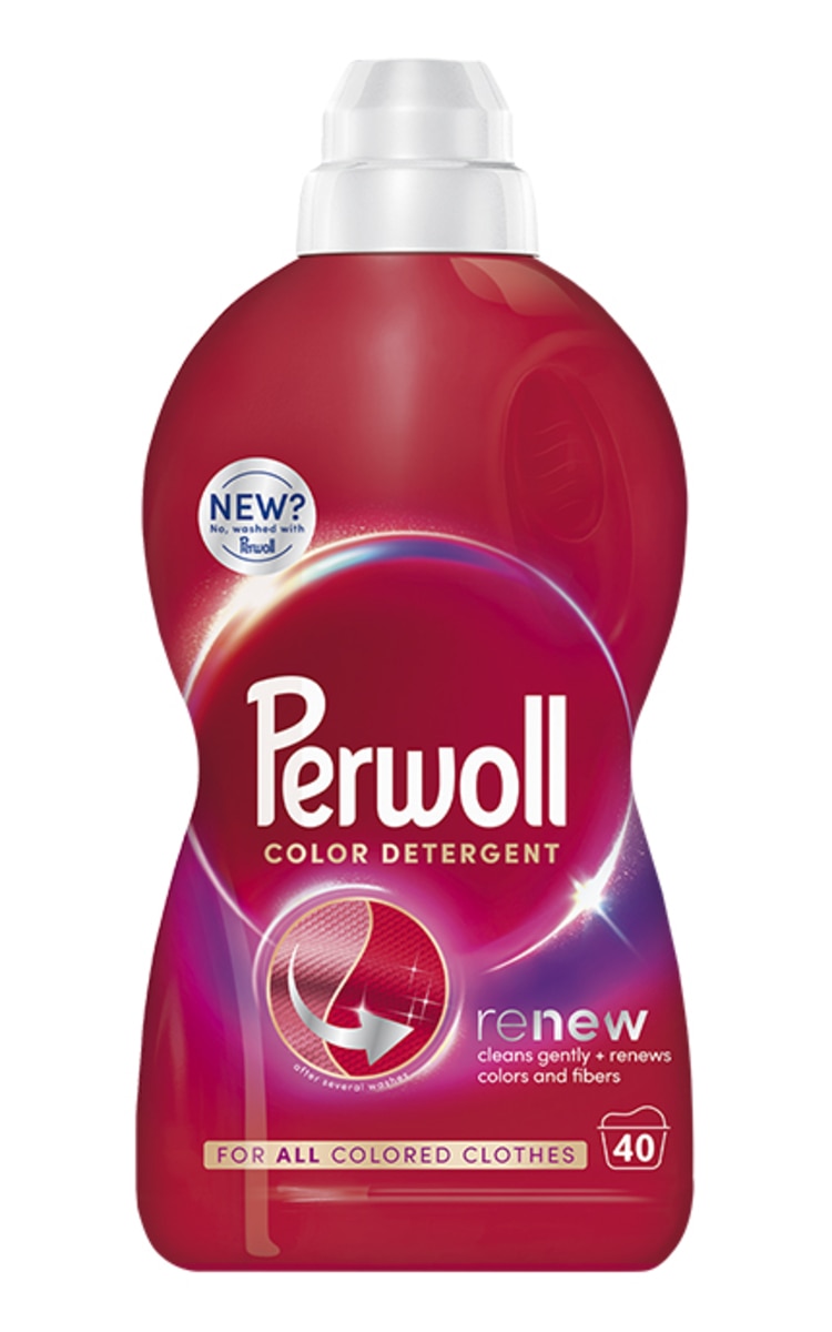 PERWOLL PERWOLL Color Detergent Renew veļas mazgāšanas līdzeklis, 2000ml 2000 ml