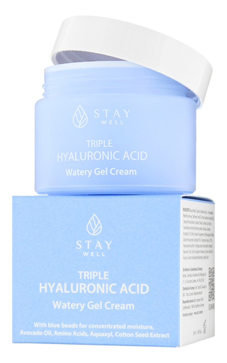 STAY WELL STAY WELL Vegan Triple Hyaluronic Acid gēlveida krēms sejai, 50ml 50 ml