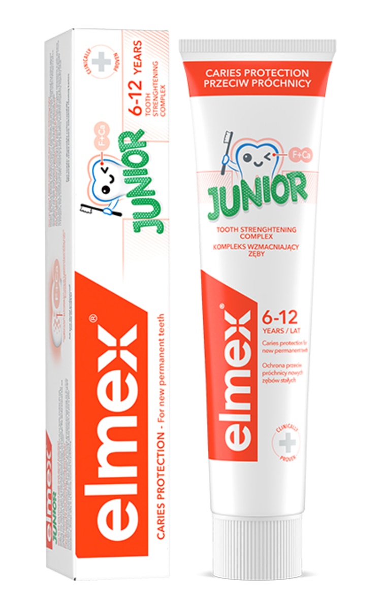 ELMEX ELMEX Junior zobu pasta, 6-12 gadi, 75ml 75 ml