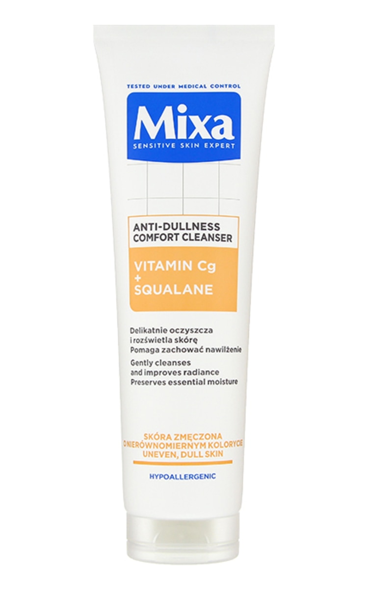 MIXA MIXA Anti-Dullness Comfort maigs attīrošais līdzeklis ar Cg vitamīnu, 150ml