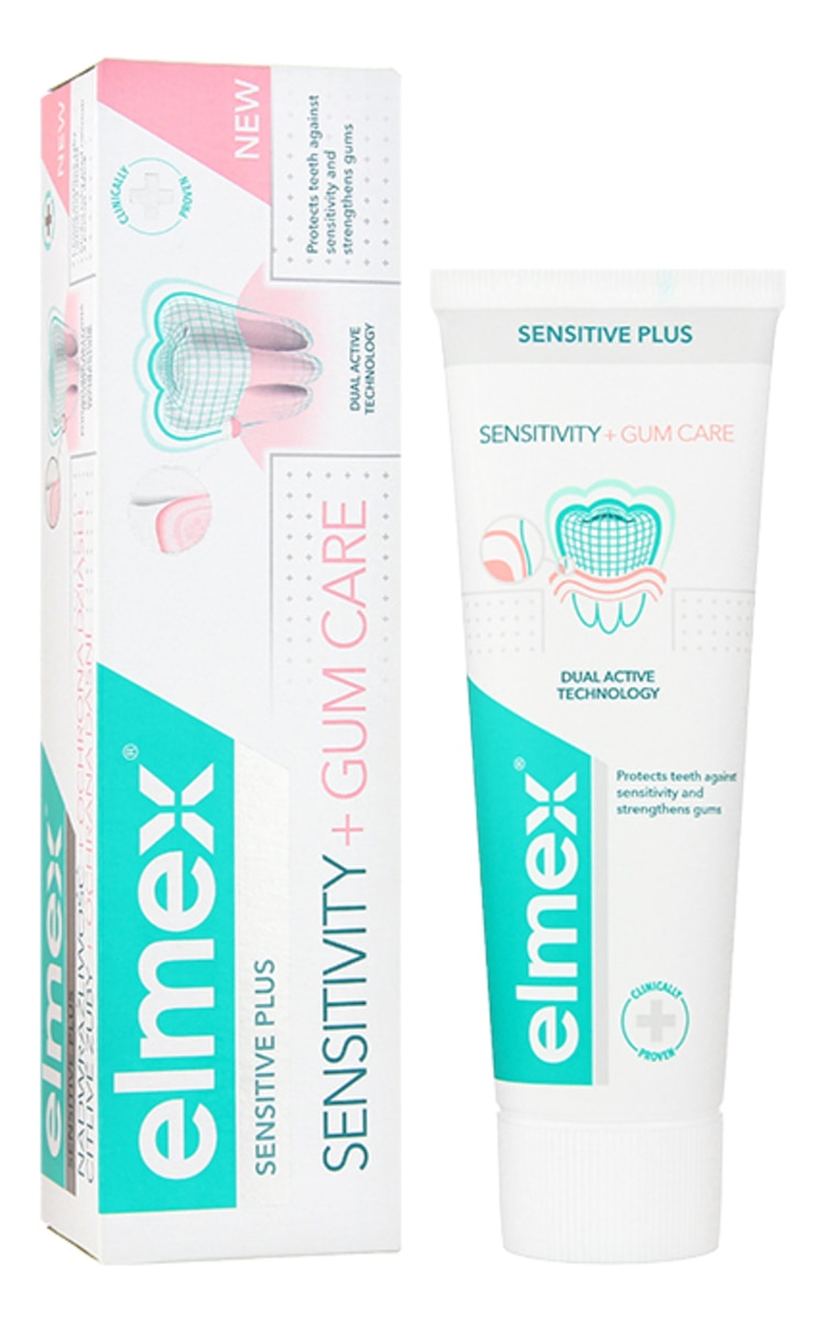ELMEX ELMEX Sensitive Plus Sensitivity +Gum Care зубная паста, 75мл