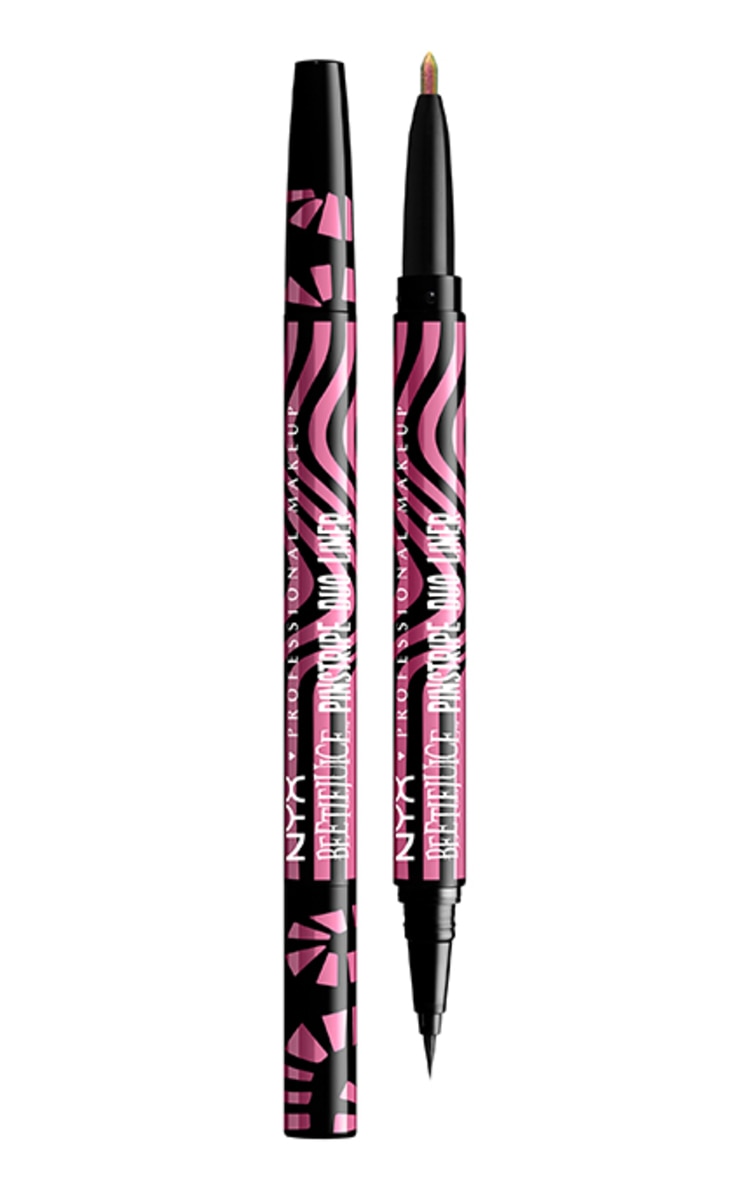 NYX PROFESSIONAL MAKEUP NYX PROFESSIONAL MAKEUP Beetlejuice Pinstripe Duo acu laineris, 01, 1gab. 1 gab.