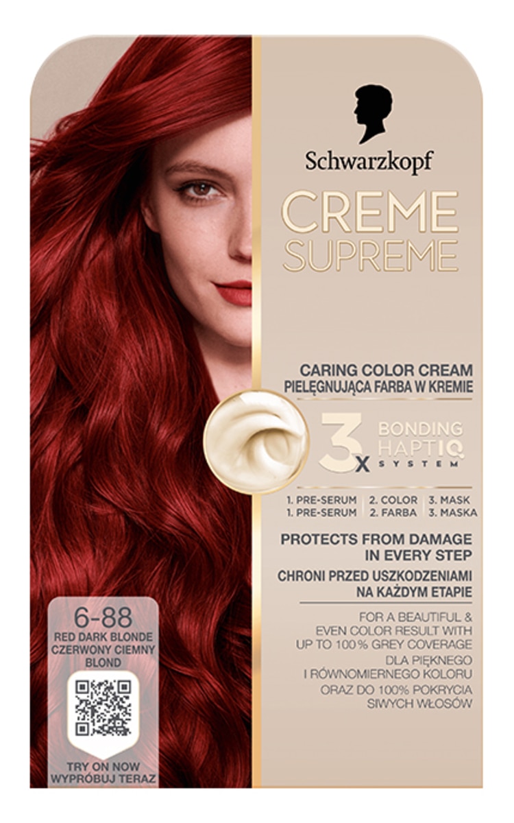 CRÈME SUPREME краска для волос, 6-88 Red Dark Blonde