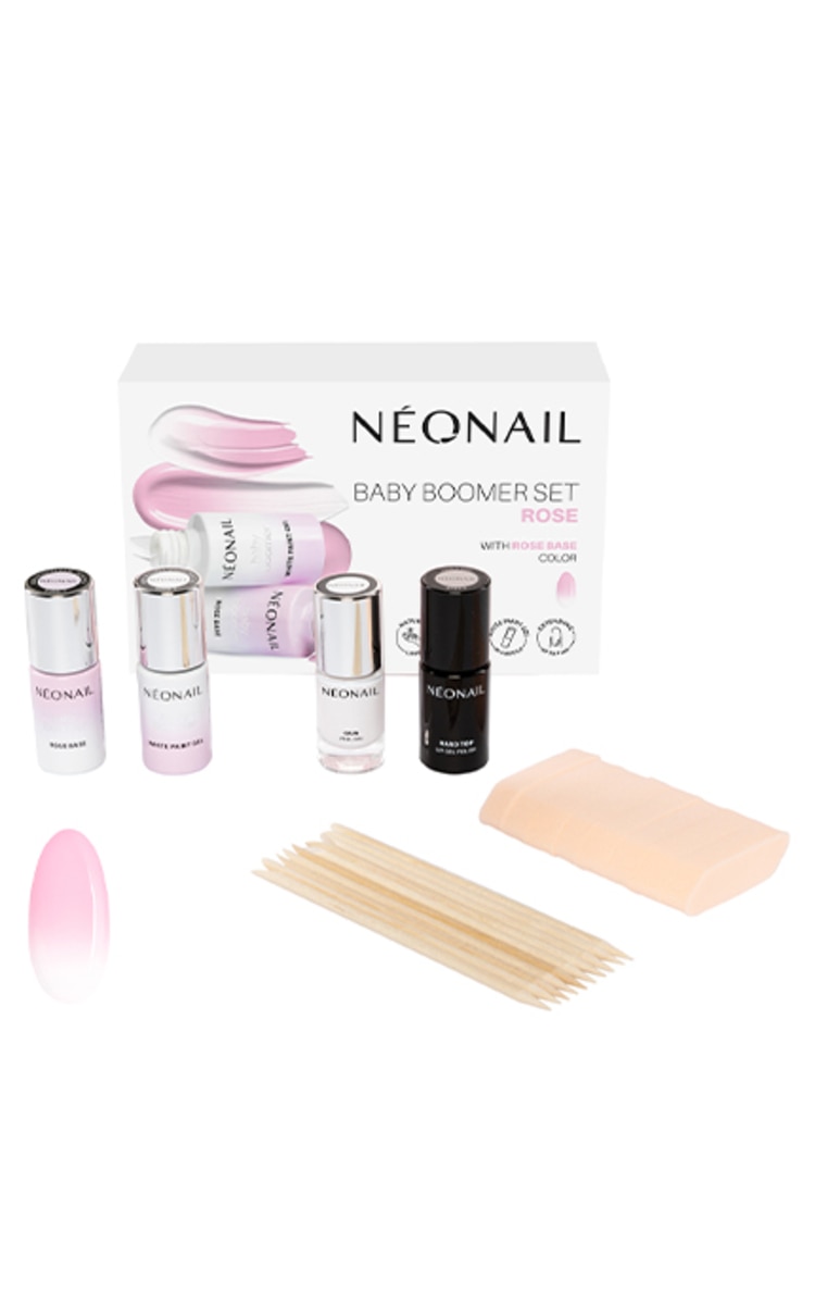 NEONAIL NEONAIL Baby Boomer manikīra komplekts, Rose