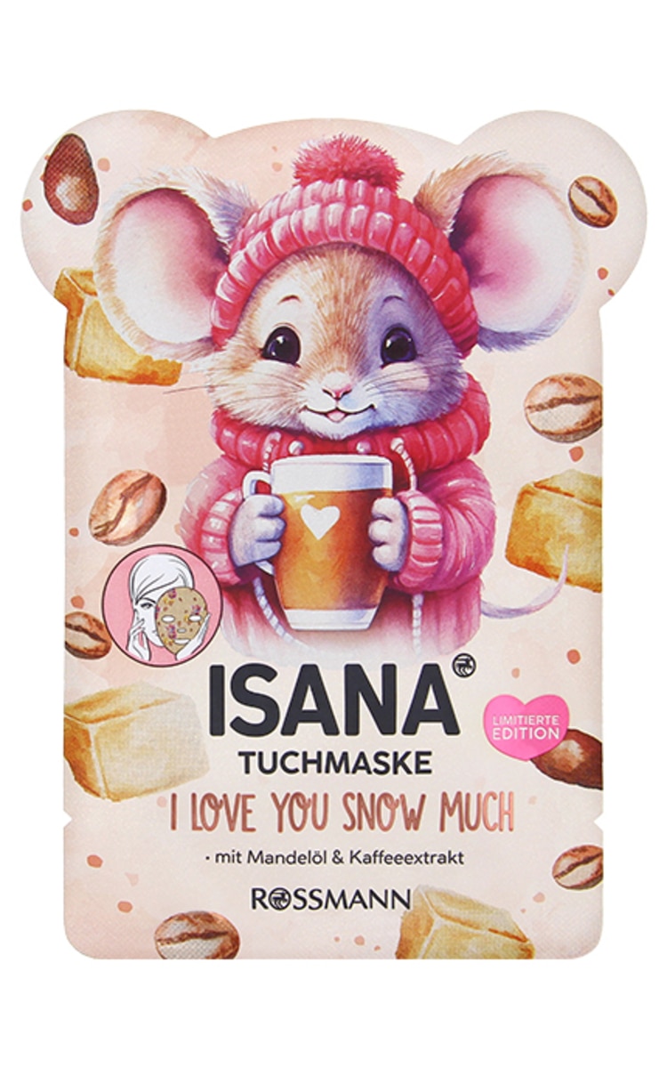 ISANA ISANA I Love You Snow Much auduma sejas maska, 1gab.