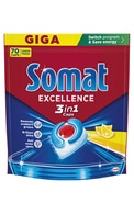  SOMAT undefined SOMAT Excellence Lemon 3in1 капсулы для посудомоечной машины, 70шт.  