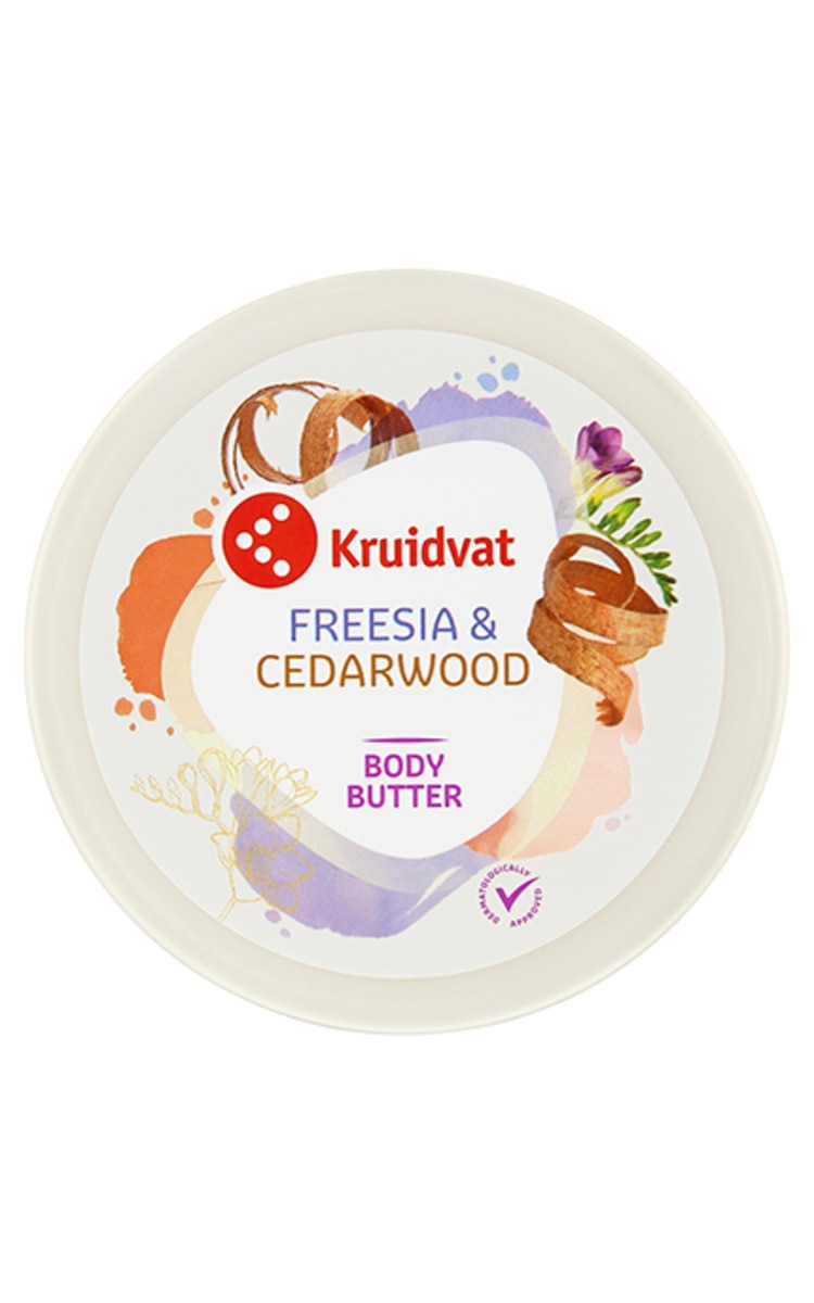 KRUIDVAT KRUIDVAT Freesia&Cedarwood ķermeņa sviests, 200ml 200 ml