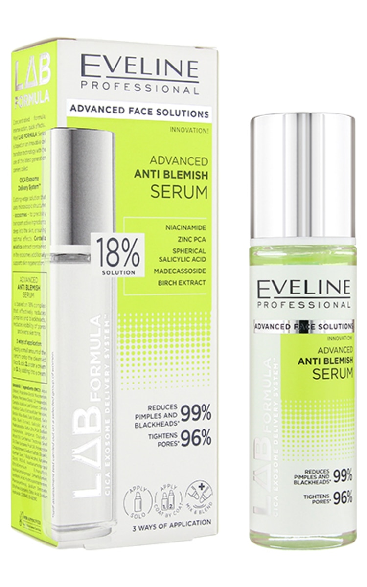 EVELINE EVELINE Lab Formula сыворотка для коррекции несовершенств кожи лица, 30мл