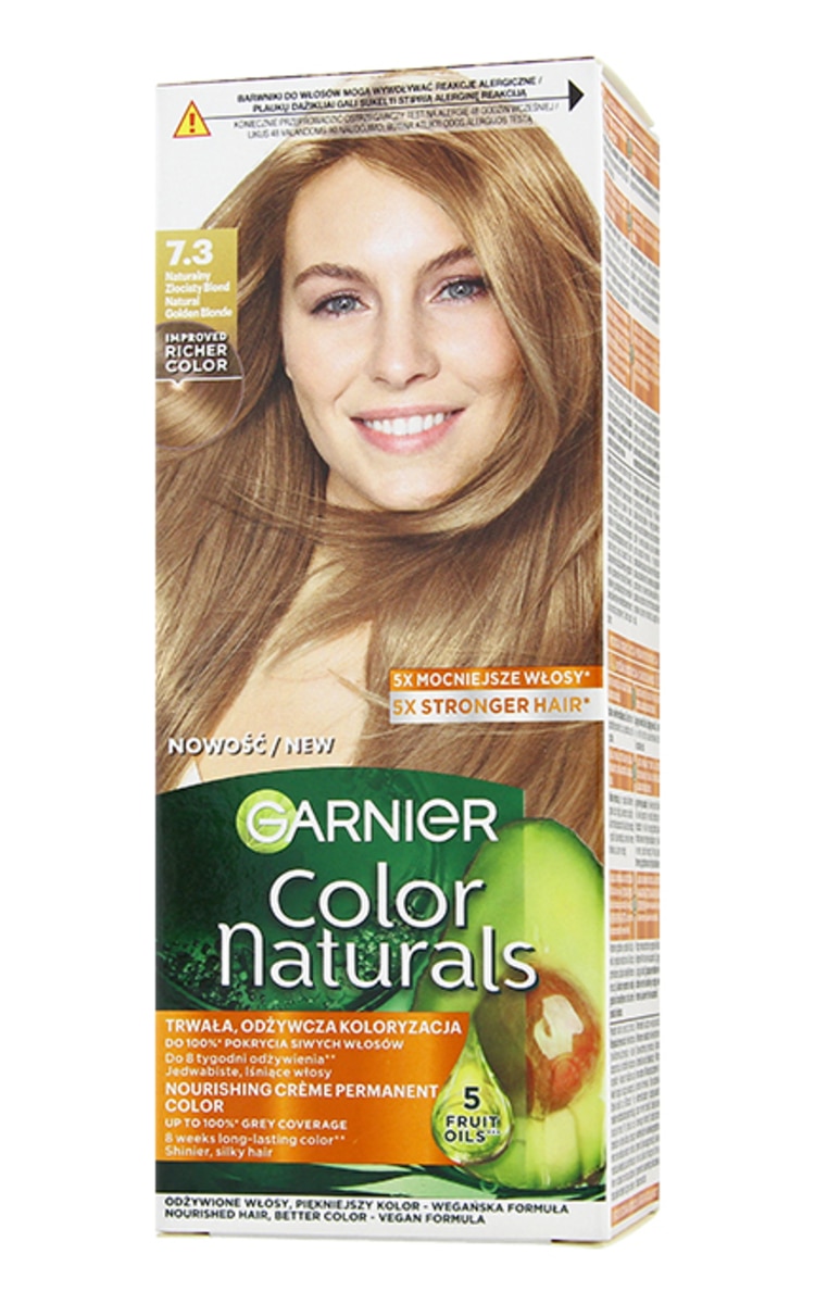 GARNIER COLOR NATURALS GARNIER COLOR NATURALS питательная краска для волос, 7.3 Natural Golden Blonde 1 шт