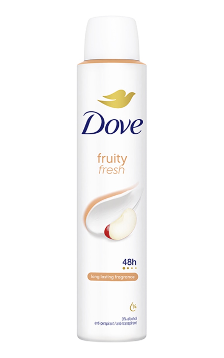 DOVE DOVE Fruity Fresh 48H izsmidzināmais dezodorants, 200ml