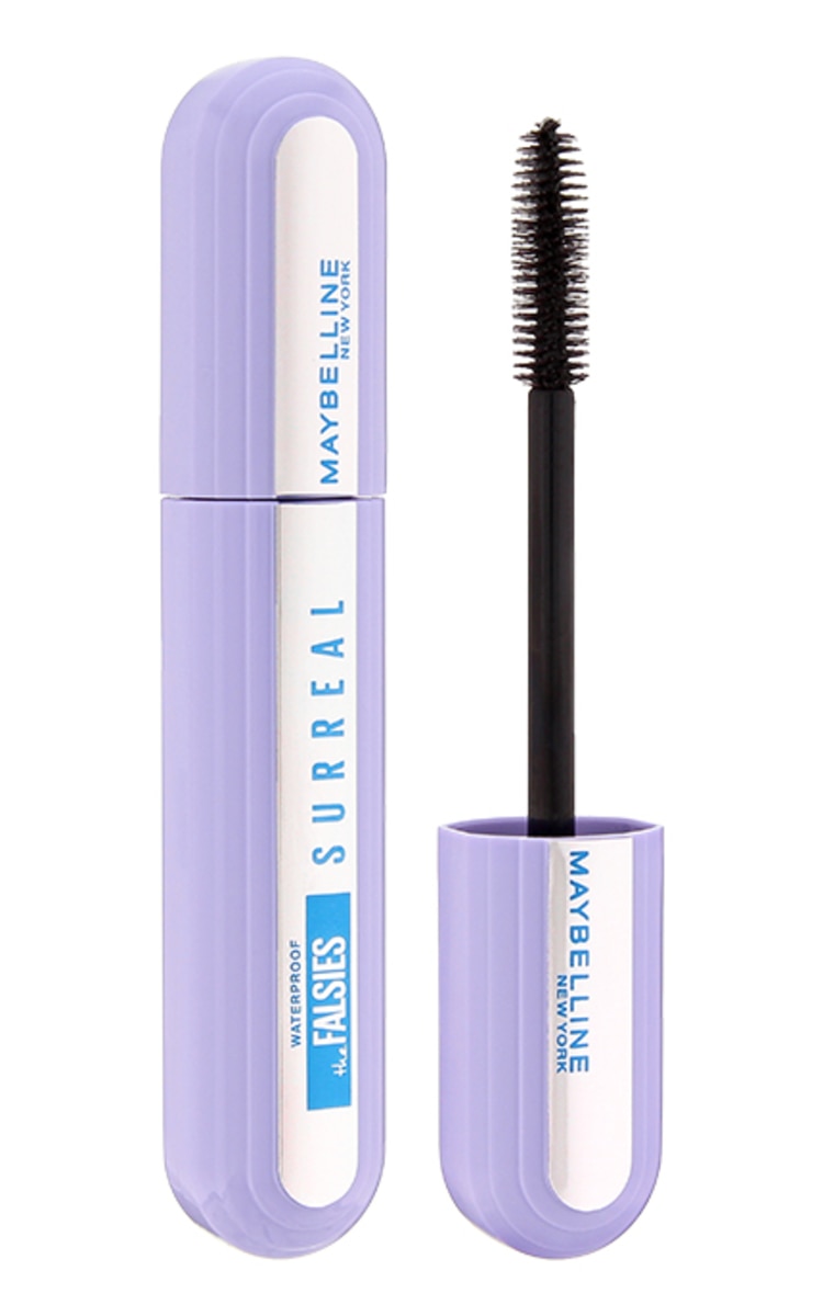 MAYBELLINE MAYBELLINE The Falsies Surreal Extension Waterproof skropstu tuša, Very Black, 10ml Ultra Black