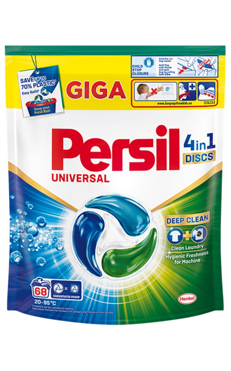 PERSIL PERSIL Discs Universal veļas mazgāšanas kapsulas, 68gab.