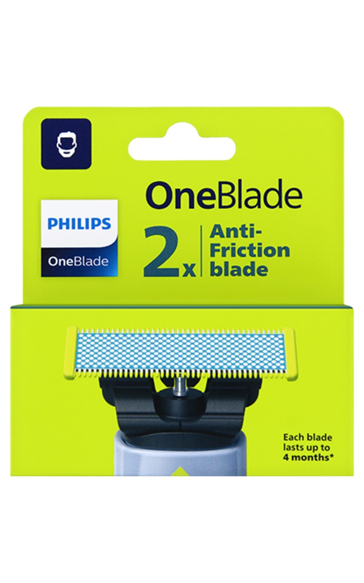 PHILIPS ONEBLADE PHILIPS OneBlade 1st Sh QP225/50 cменные лезвия (face), 2 шт.