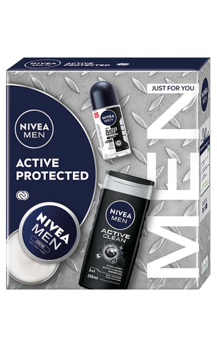 NIVEA MEN NIVEA MEN Active Protected dāvanu komplekts vīriešiem