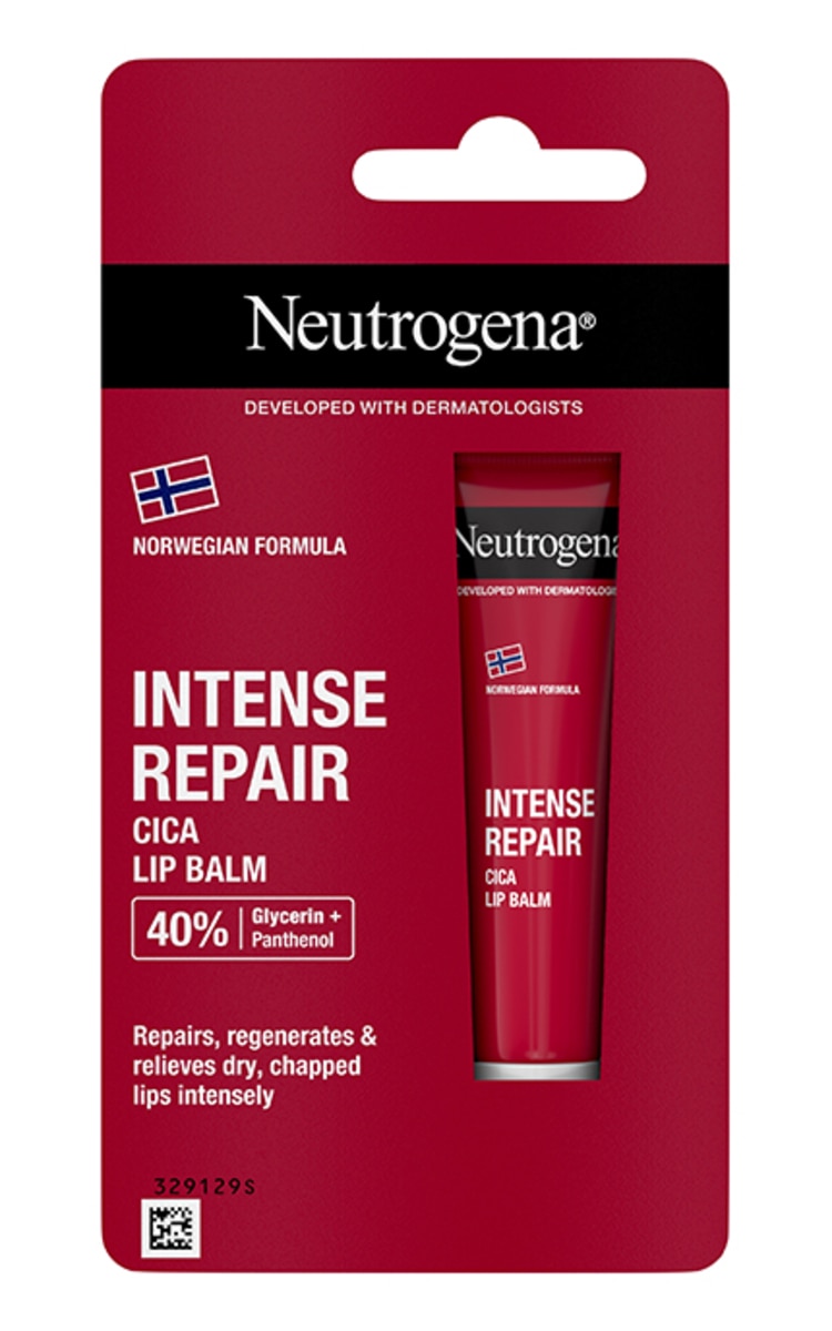 NEUTROGENA NEUTROGENA Intense Repair CICA восстанавливающий бальзам для губ, 15мл 15 мл