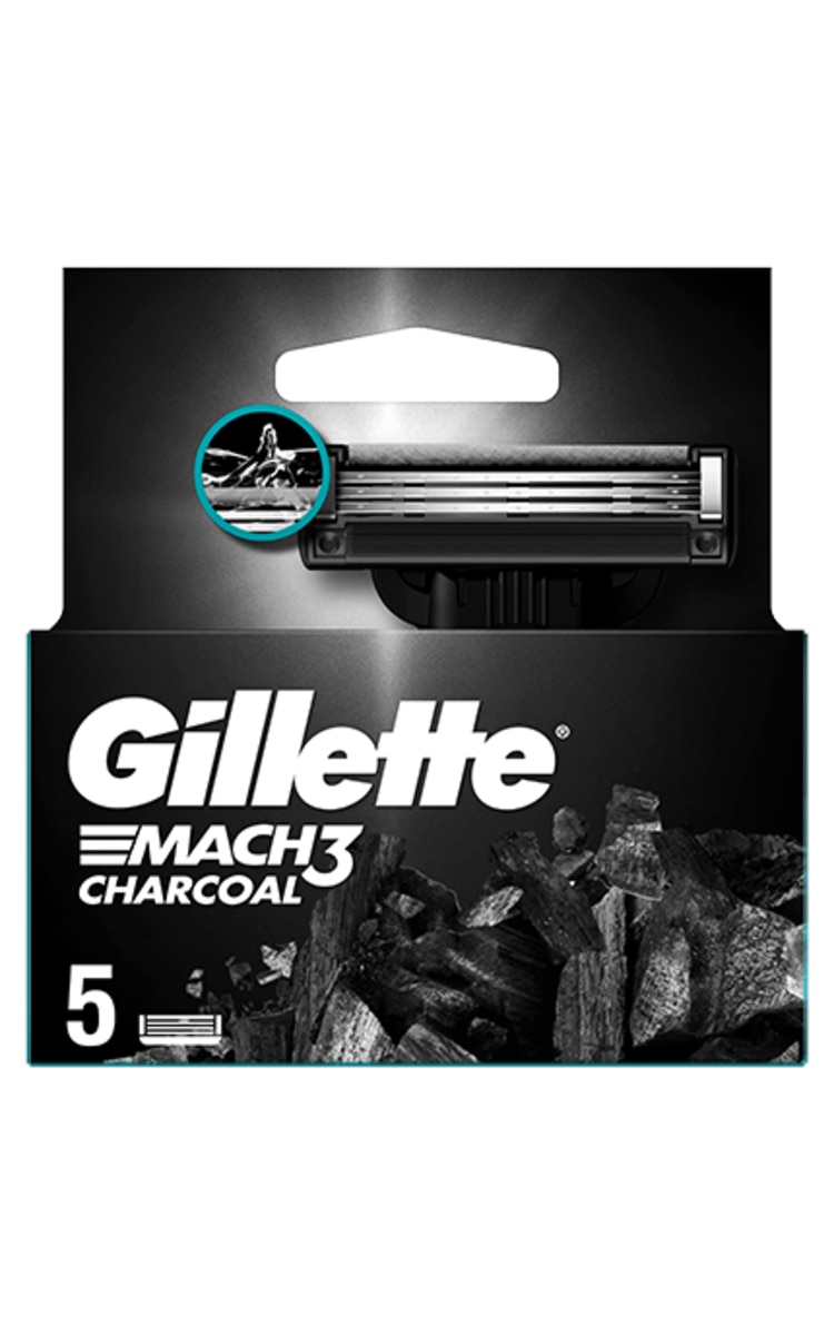 GILLETTE GILLETTE Mach3 Charcoal kasetnes, 5gab. 5 gab.