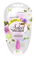 BIC Soleil Escape5 Rose&Magnolia vienreizējie sieviešu skuvekļi, 2gab.