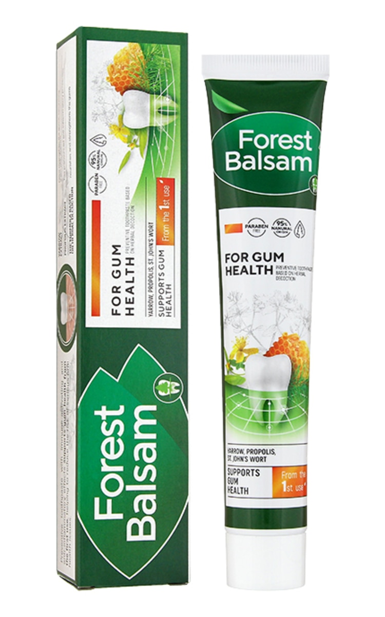 FOREST BALSAM Zobu pasta ar propolisa un asinszāles ekstraktiem, 75ml