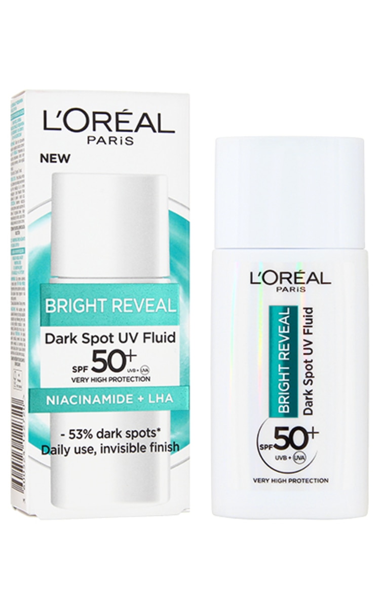 L`OREAL L'OREAL PARIS Bright Reveal UV-флюид против пигментных пятен с SPF50+, 50мл 50 мл