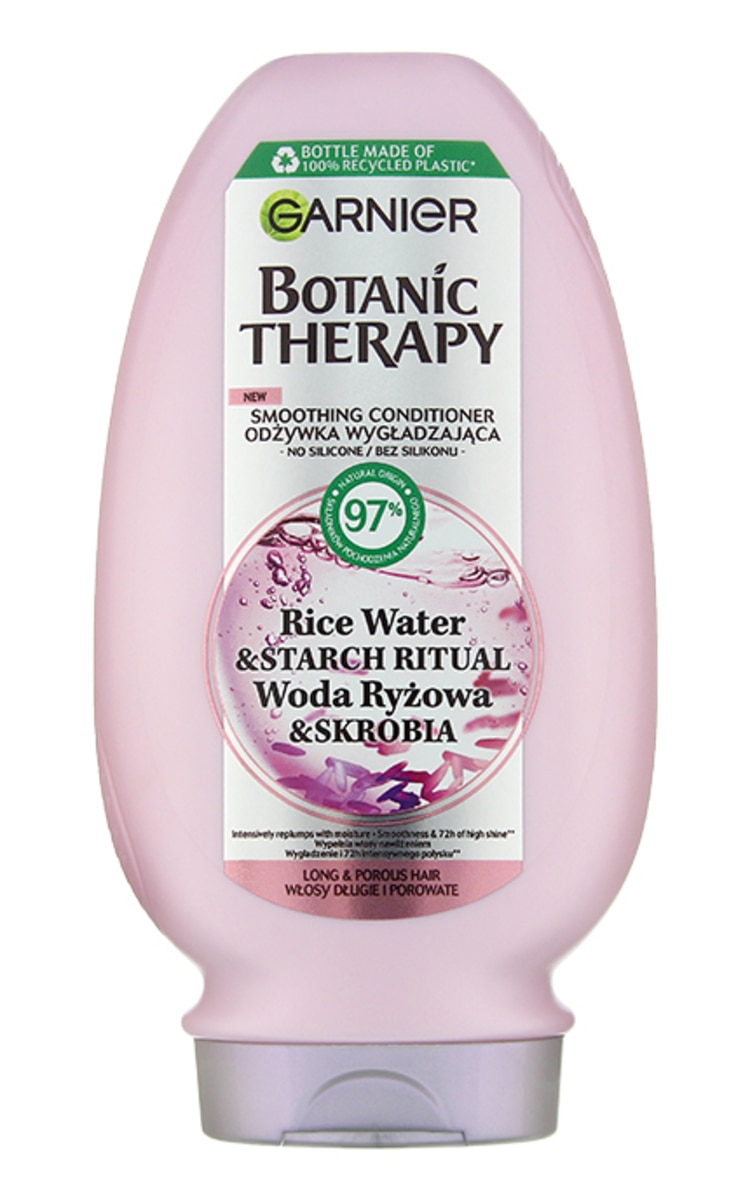 GARNIER BOTANIC THERAPY BOTANIC THERAPY Rice Water & Starch izlīdzinošs kondicionieris gariem un porainiem matiem, 200ml 200 ml