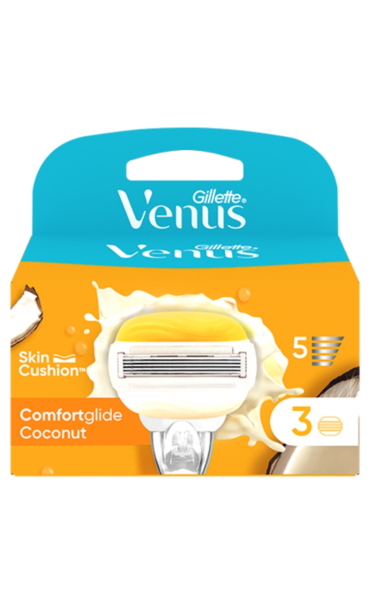 GILLETTE GILLETTE Venus Coconut сменные касеты для бритвы, 3шт.