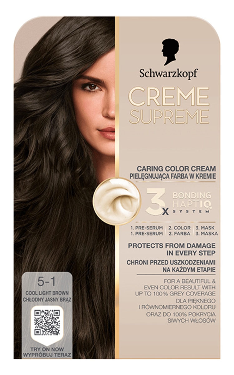 CRÈME SUPREME краска для волос, 5-1 Cool Light Brown