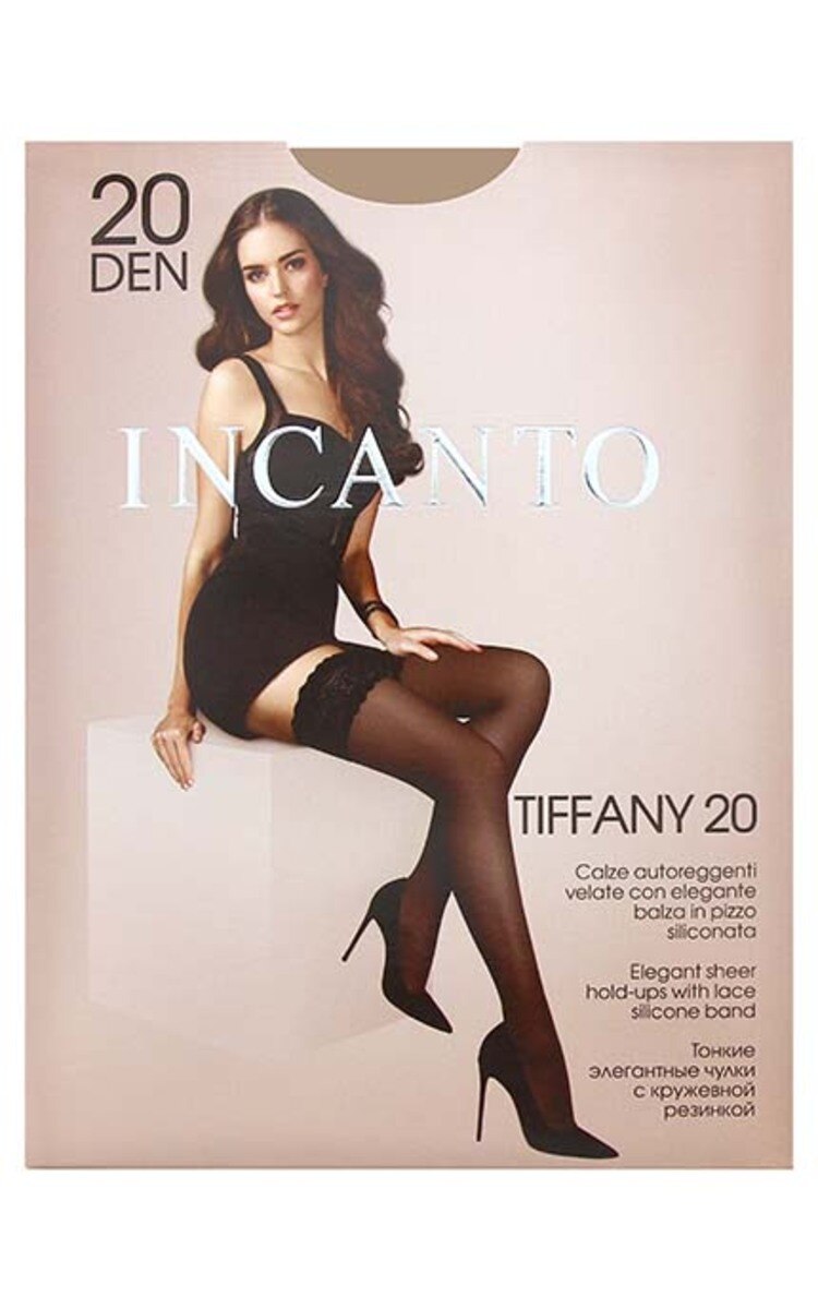 INCANTO INCANTO Tiffany 20den кружевные чулки, Daino, размер 3/4 Daino