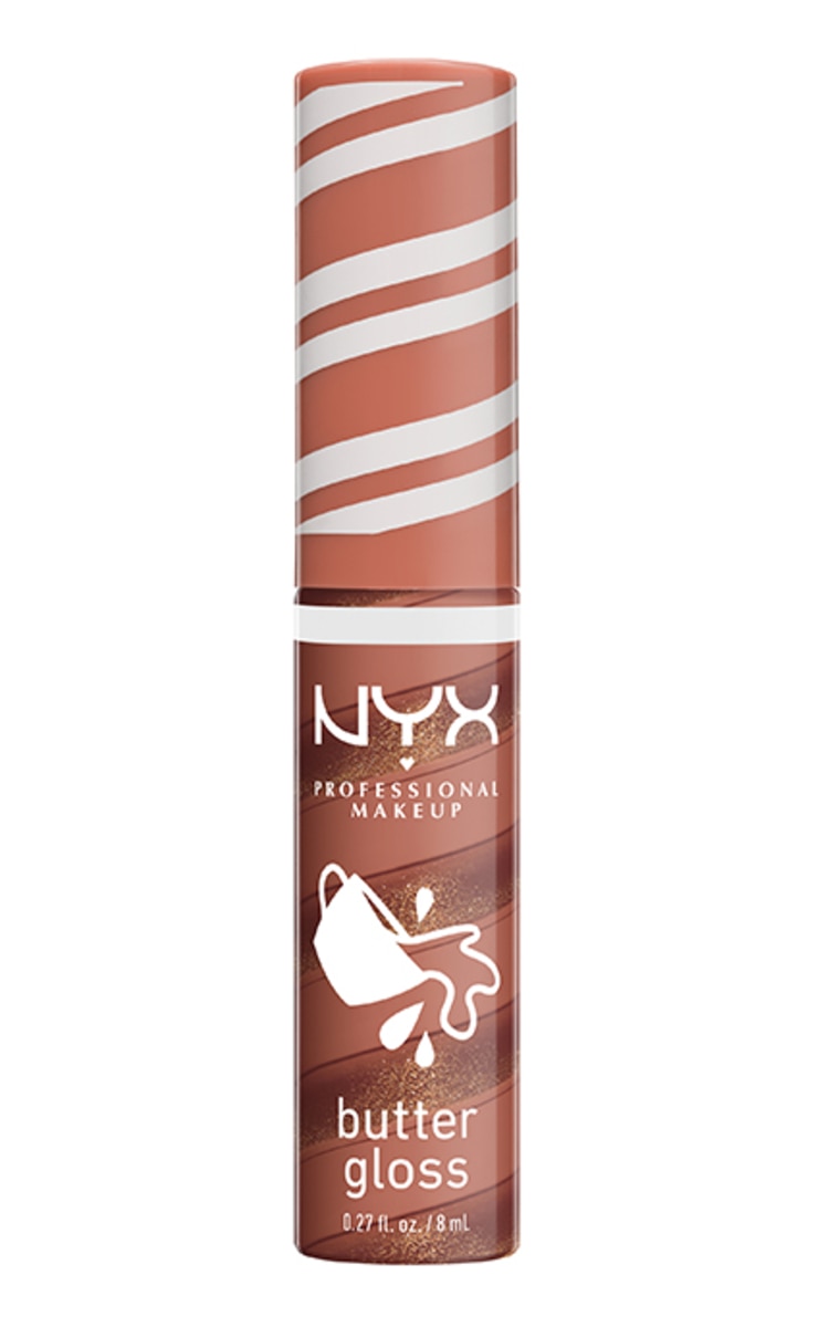 NYX PROFESSIONAL MAKEUP NYX PROFESSIONAL MAKEUP Butter Gloss Swirl Hot Cocoa Swirl lūpu spīdums, 8ml Hot Cocoa Swirl