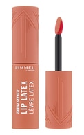 RIMMEL Lip Latex жидкая губная помада, 200 So Peachy, 6мл