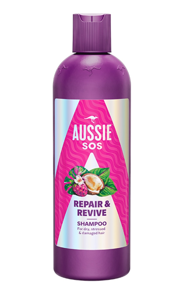 AUSSIE AUSSIE SOS Repair & Revive шампунь для волос, 300мл
