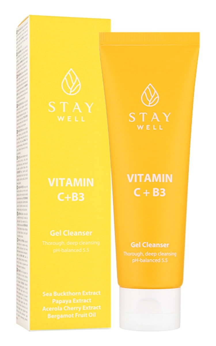 STAY WELL STAY WELL Vegan Vitamin C + B3 очищающая пенка для кожи лица, 130мл 130 мл