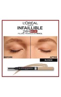 L`OREAL PARIS Infaillible Brows 24h Filling Triangular карандаш для бровей, 7.0 Blonde, 1г