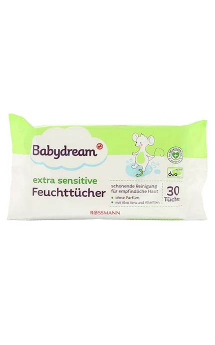 BABY DREAM BABYDREAM Extra Sensitive влажные салфетки, 30шт. 30 шт