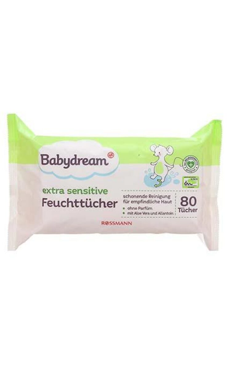 BABY DREAM BABYDREAM Extra Sensitive влажные салфетки, 80шт. 80 шт