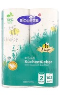 ALOUETTE Design virtuves papīra dvieļi, 2ruļļi