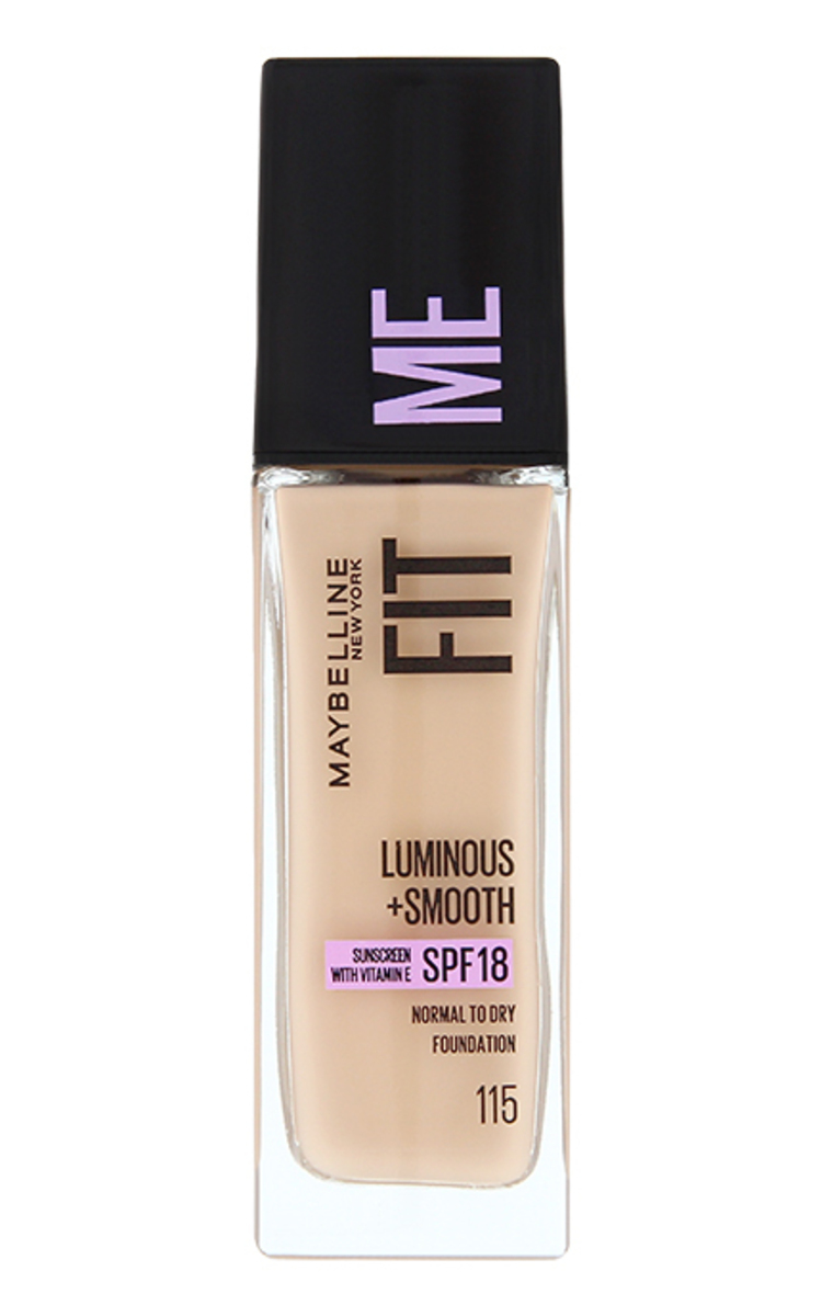 MAYBELLINE MAYBELLINE Fit Me Luminous+Smooth тональный крем, 115 Ivory, 30мл Ivory