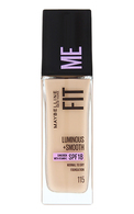 MAYBELLINE Fit Me Luminous+Smooth тональный крем, 115 Ivory, 30мл