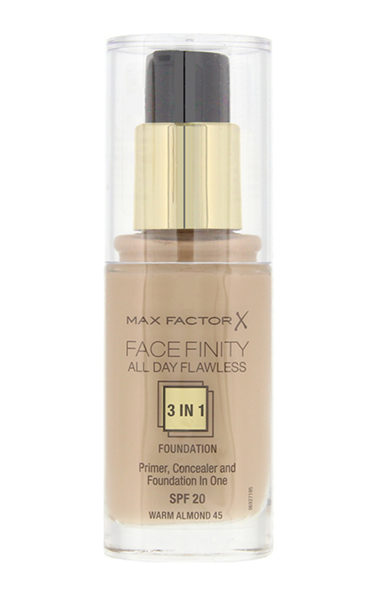 MAXFACTOR MAXFACTOR Facefinity 3in1 тональный крем, 45 Warm Almond, 30мл