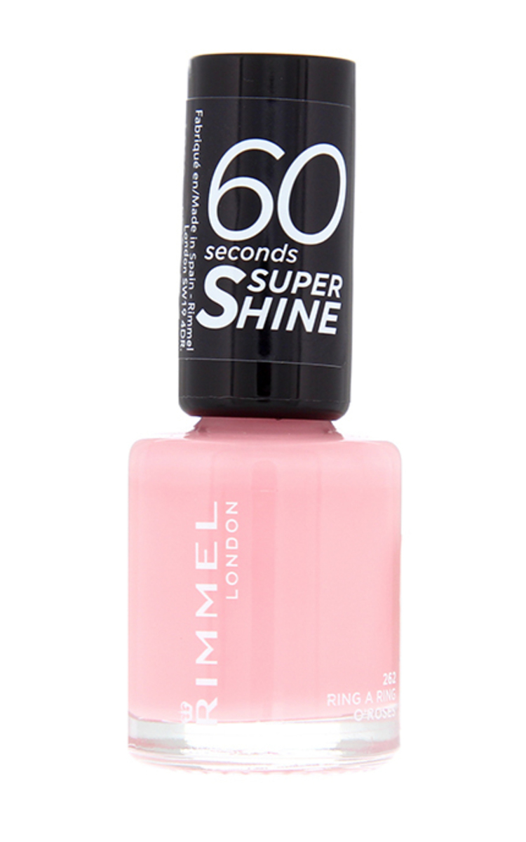 RIMMEL RIMMEL 60 Seconds Super Shine быстросохнущий лак для ногтей, 262 Ring, 8мл Ring