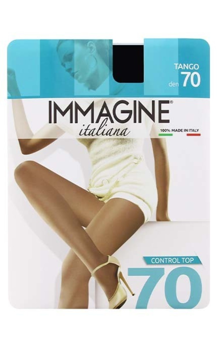 IMMAGINE IMMAGINE Tango 70den zeķbikses, Nero, izmērs 4 Ultra Black