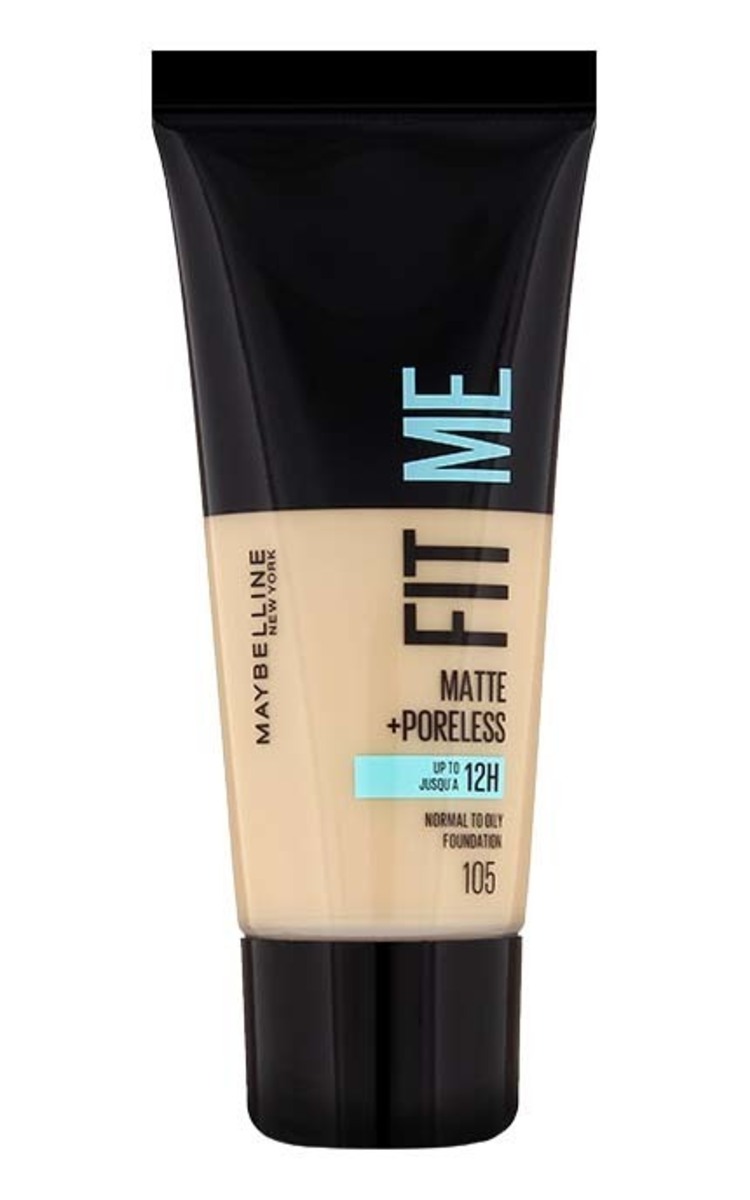 MAYBELLINE MAYBELLINE Fit Me Matte&Poreless тональный крем, 105, 30мл x