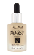 CATRICE HD Liquid Coverage тональный крем, 010 Light Beige, 30мл