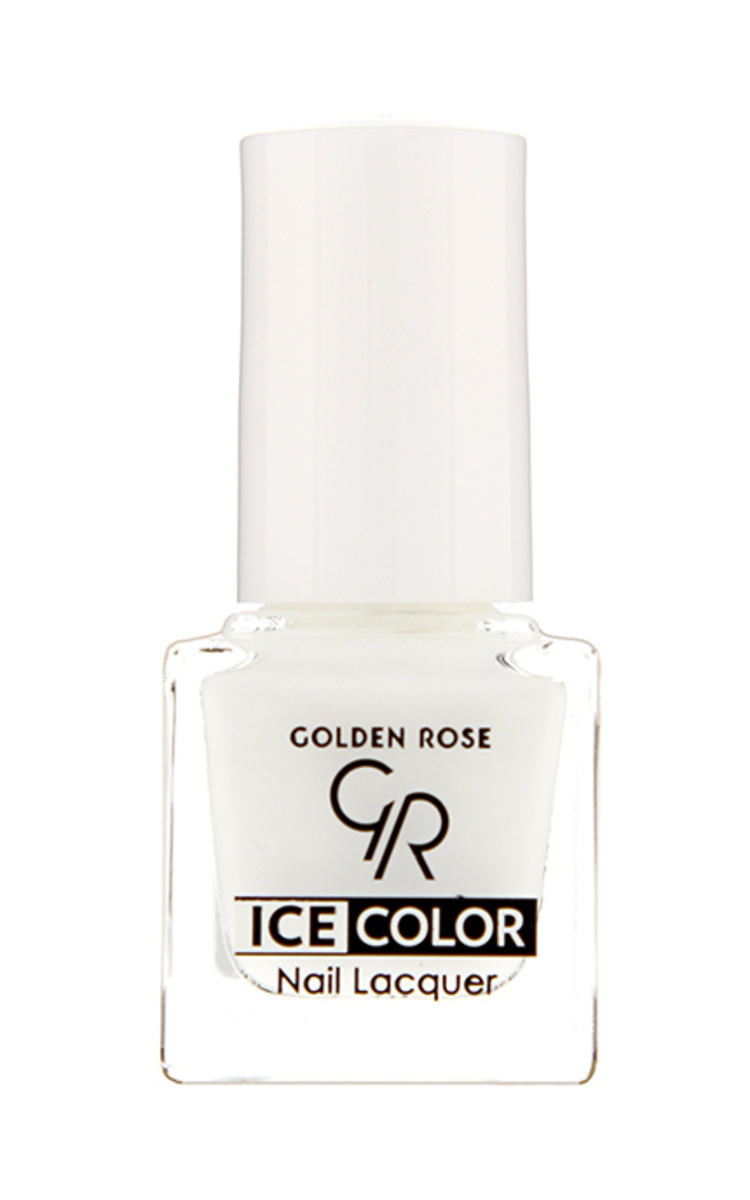 GOLDEN ROSE GOLDEN ROSE Ice Color лак для ногтей 103, 6мл Pure White