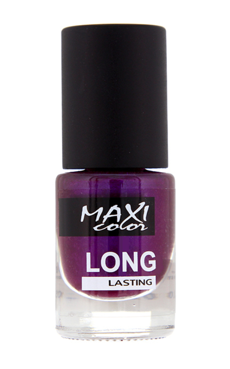 MAXI COLOR MAXI COLOR Long Lasting лак для ногтей 100, 6мл X